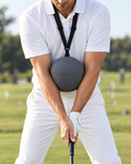 Swing Basics Set – golfer using the arm connection trainer