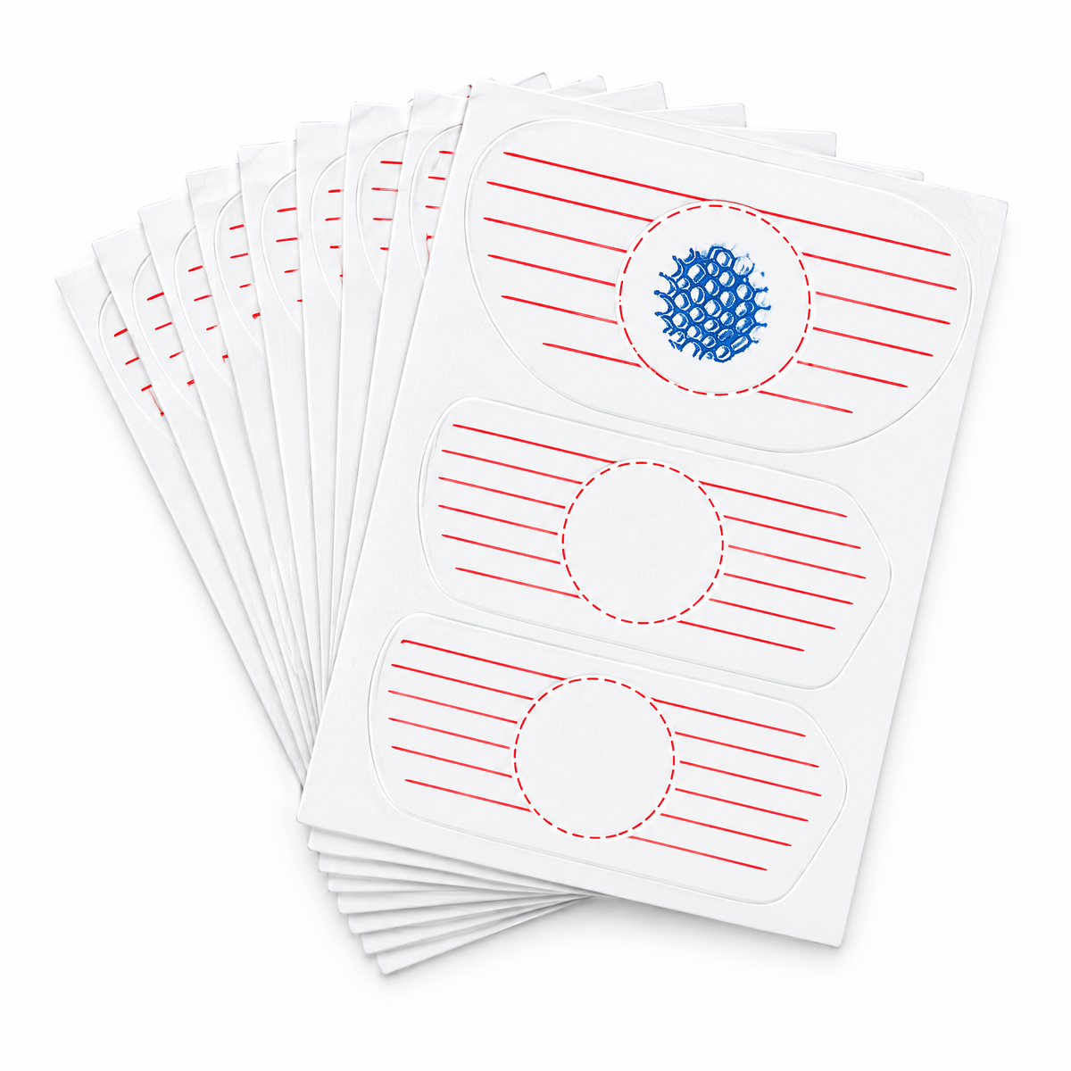 Impact tape strike labels included in the set